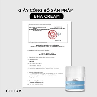 Kem mụn Chucos BHA CREAM 30ml