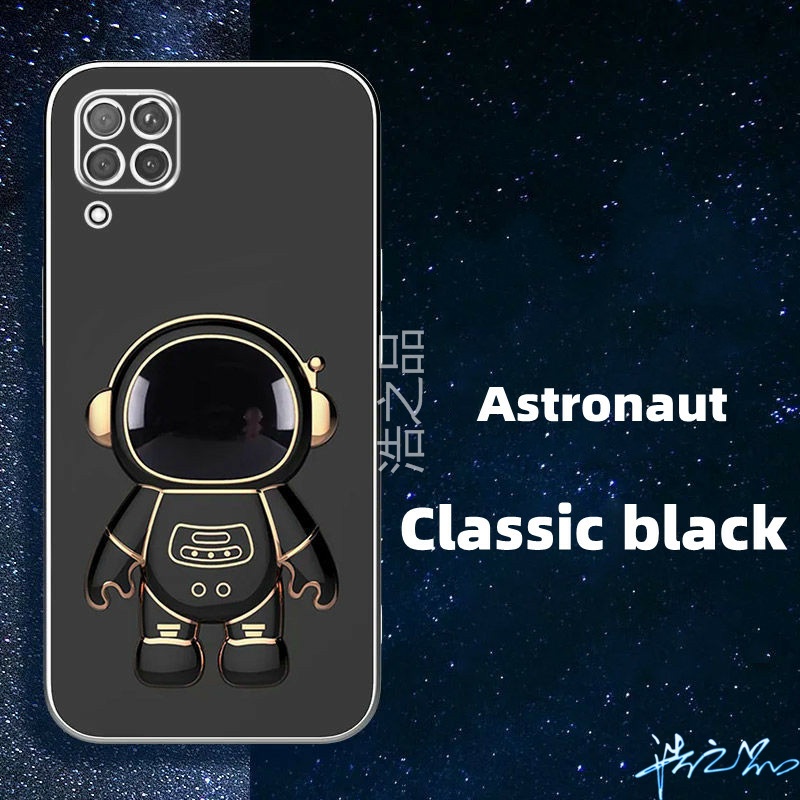 Ốp Điện Thoại Họa Tiết Phi Hành Gia 6D Kèm Giá Đỡ Cho Samsung Galaxy A12 M12 A11 J7 Prime J6 Prime J6 Plus 2022
