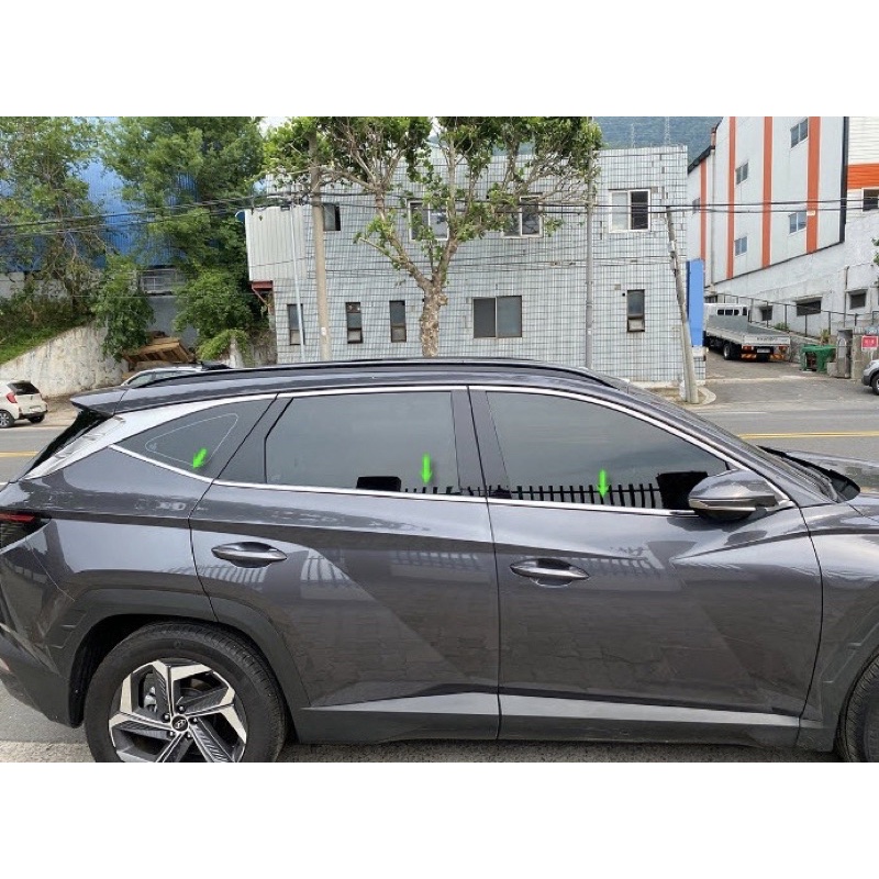 Nẹp Chân Kính Inox 304  Tucson 2022 2023 hyundai phụ kiện