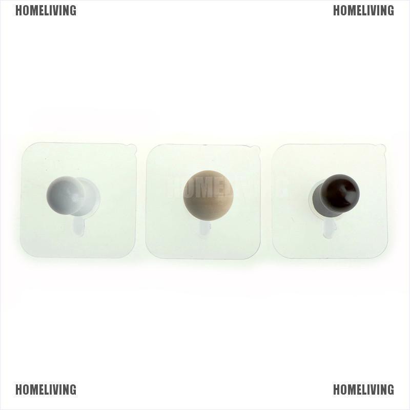 Móc Gỗ Treo Khăn Gắn Tường Tự Dính Tiện Dụng