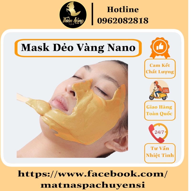 Mặt Nạ Dẻo Vàng Nano Cao Cấp Cho Spa - 1kg
