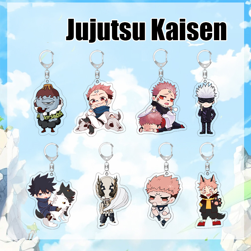 Móc Khóa Hình Nhân Vật Jujutsu Kaisen Đáng Yêu Kích Thước 6cm