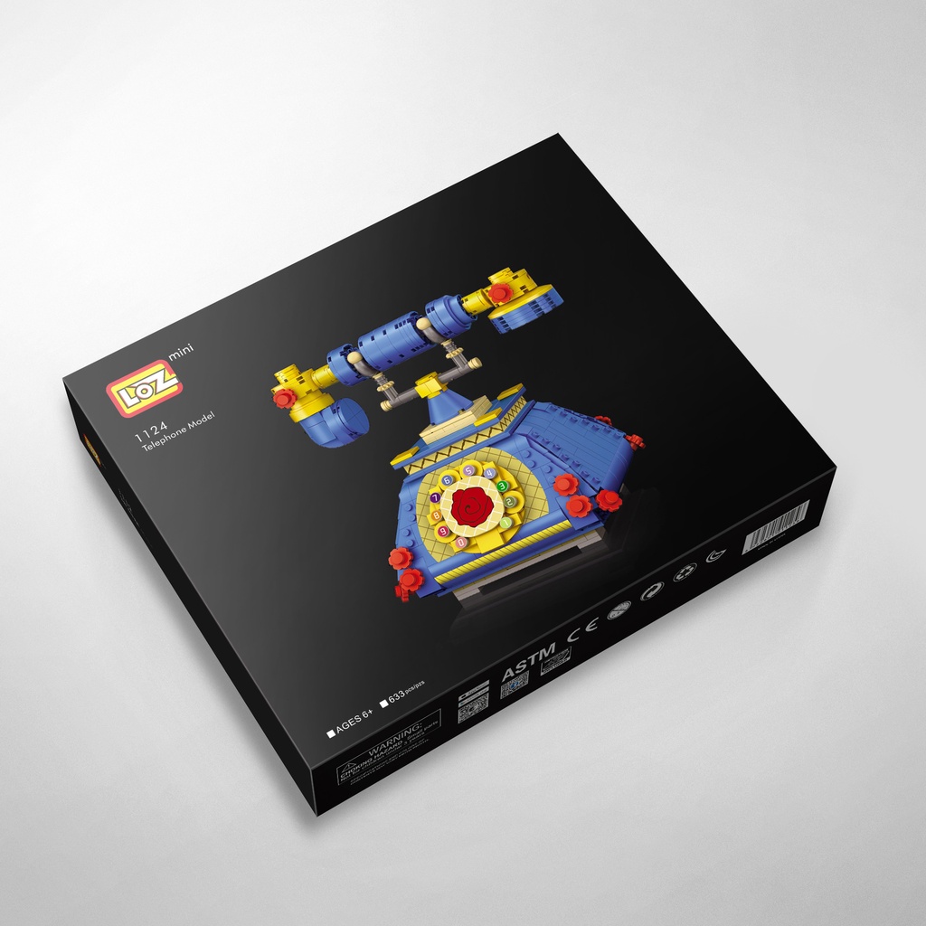 LOZ Đồ Chơi Lắp Ráp Mô Hình Máy Bay Mini 1126 Xích 1124