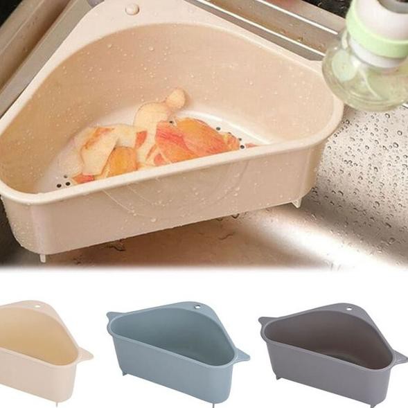 SIKU Khay Đựng Đồ Dùng / Miếng Rửa Chén T5D Gắn Góc Bồn Rửa Tiện Dụng Cho Nhà Bếp