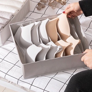 Hộp vải chia ngăn đựng đồ lót, tất, khăn, đồ trẻ em