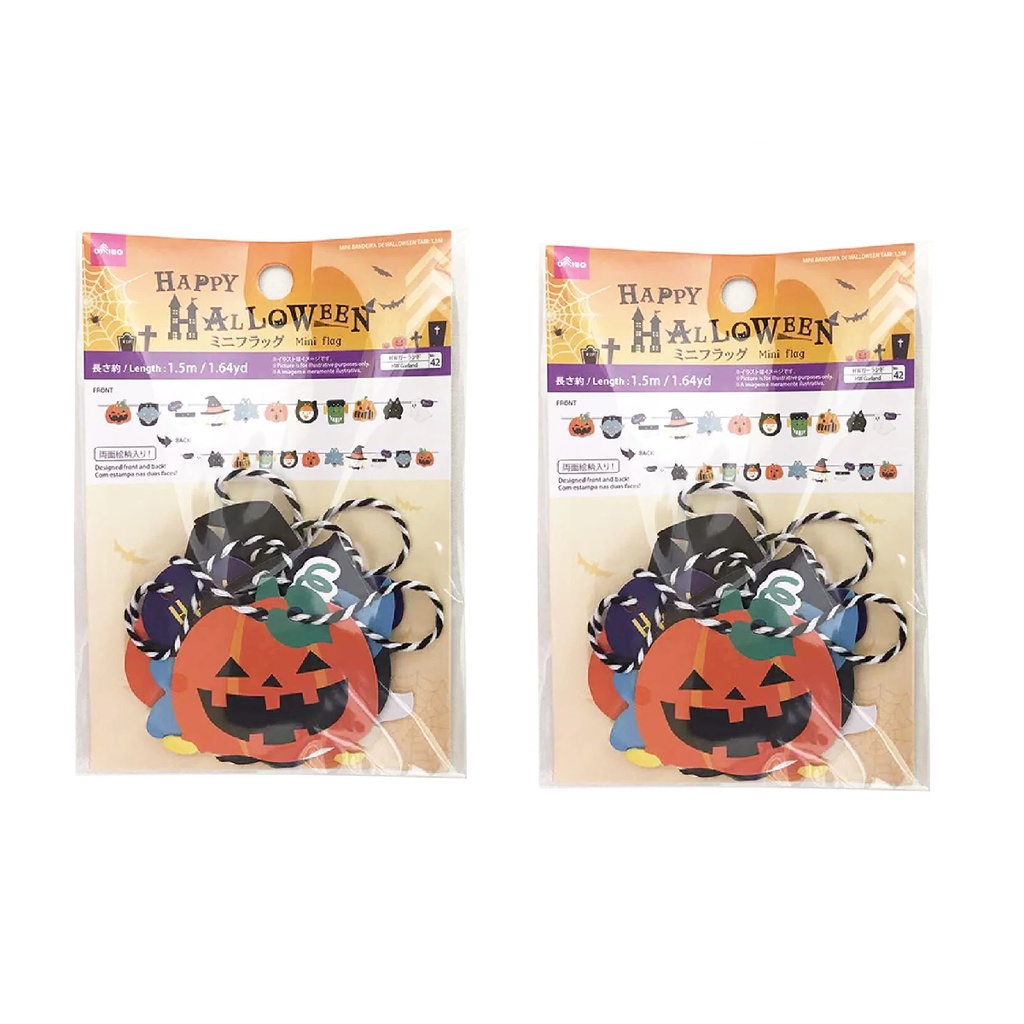 Daiso Halloween Cờ trang trí mini 1.5m