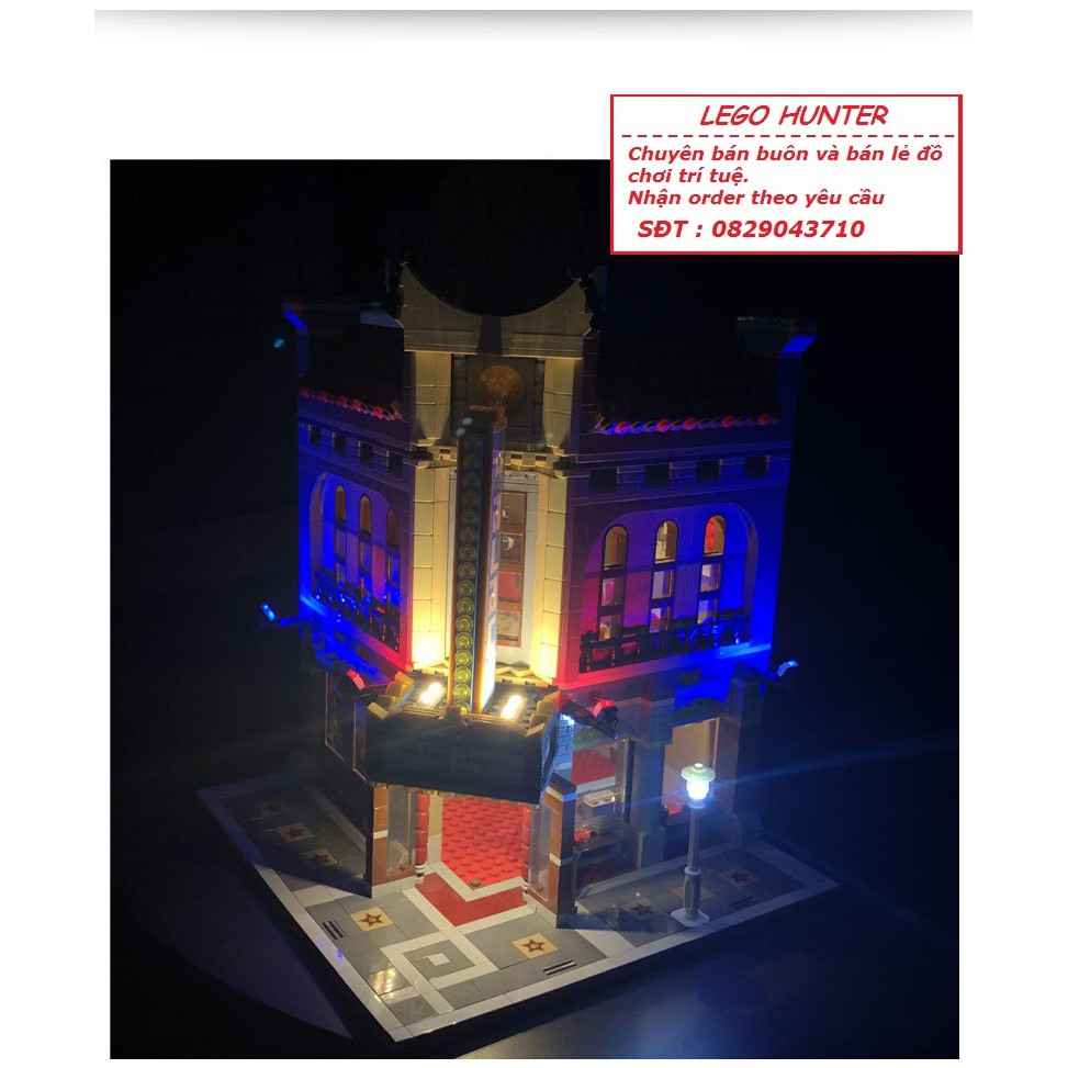 Phụ kiện Lego : Bộ đèn Led trang trí Rạp chiếu phim Cinema Lepin 15006