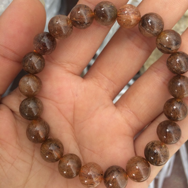 Vòng tóc nâu mix tỳ hưu