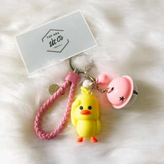 Móc khoá lục lạc Vịt Vàng