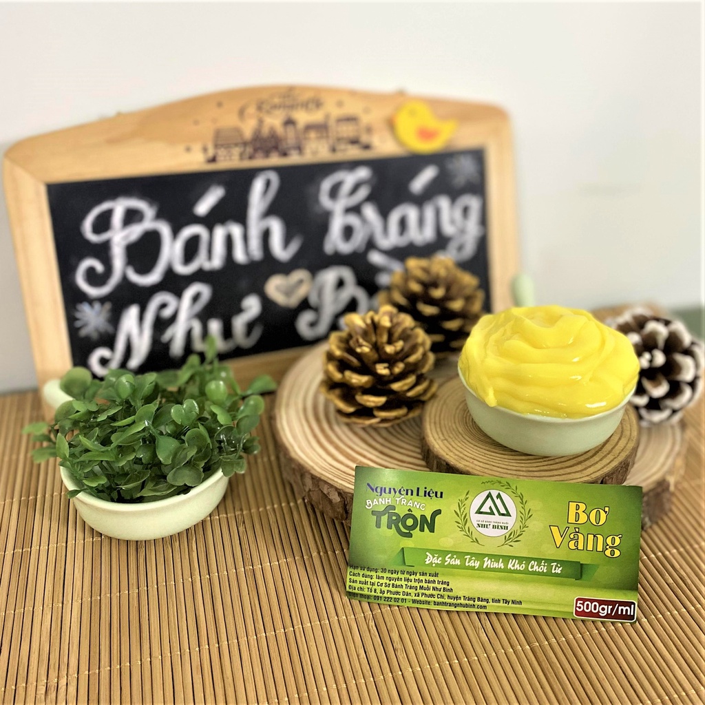 BƠ VÀNG Như Bình Làm Nguyên Liệu Bánh Tráng Cuốn Thơm Ngon Béo Ngậy BÁN BAO ĐẮT HÀNG