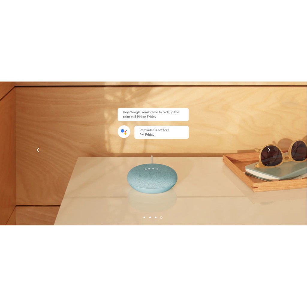 Loa Thông Minh Google Home Mini Chính Hãng Nguyên Seal Tích hợp Trợ lý Ảo Google Assistance