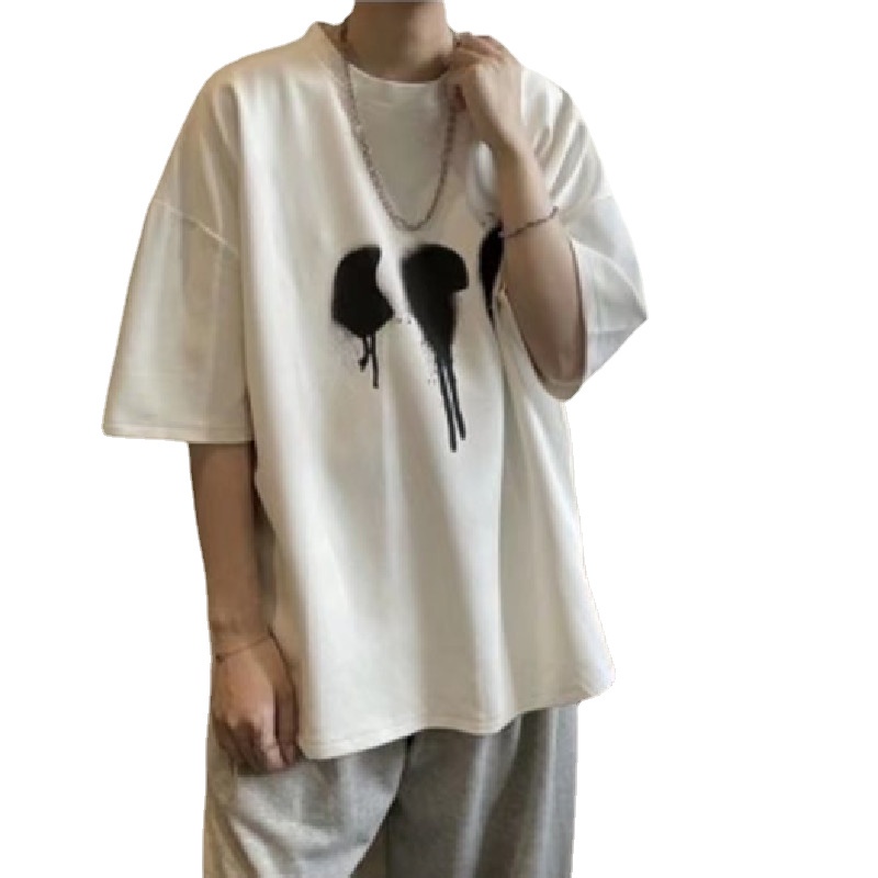 Áo Thun Tay Ngắn Dáng Rộng In Họa Tiết Thời Trang Mùa Hè Thoải Mái Cho Nam Và Nữ