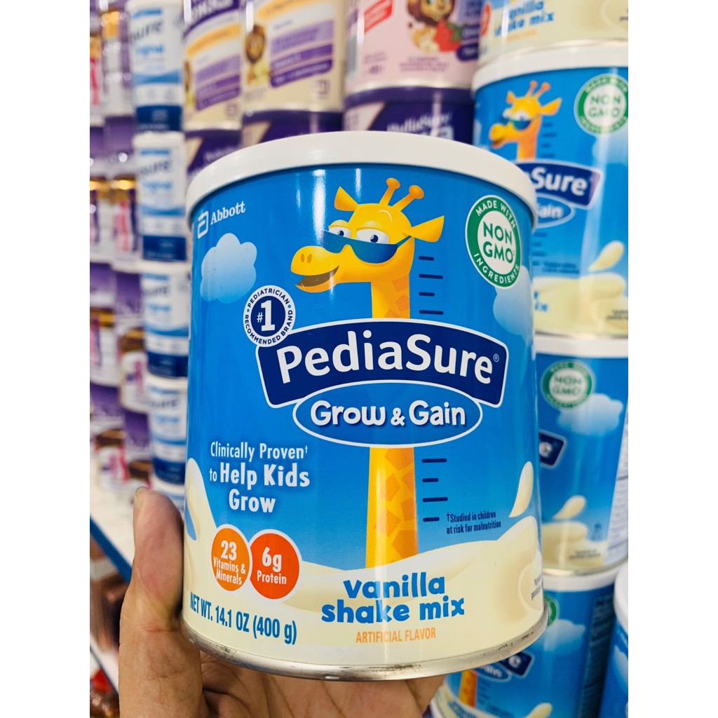sữa bột Pediasure 400g của Mỹ hương Vani
