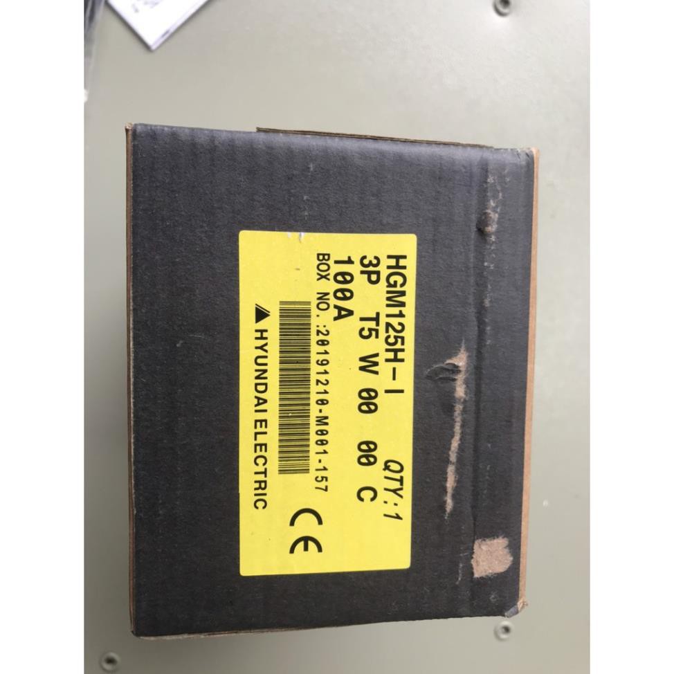 Aptomat Hyundai MCCB 3P HMG125H 100A -250A -TBĐ