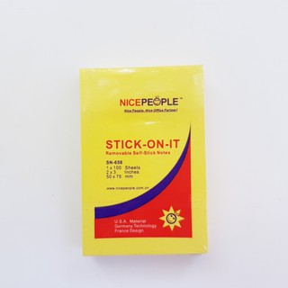 Giấy nhắn, note Nice 2 x 3 (5 x 7 cm) SN-656 - 100 tờ/tập (Tập)