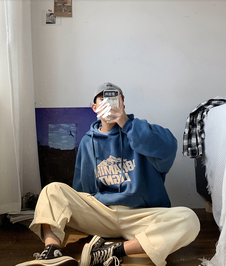 Áo sweater co giãn có nón thời trang cá tính | BigBuy360 - bigbuy360.vn