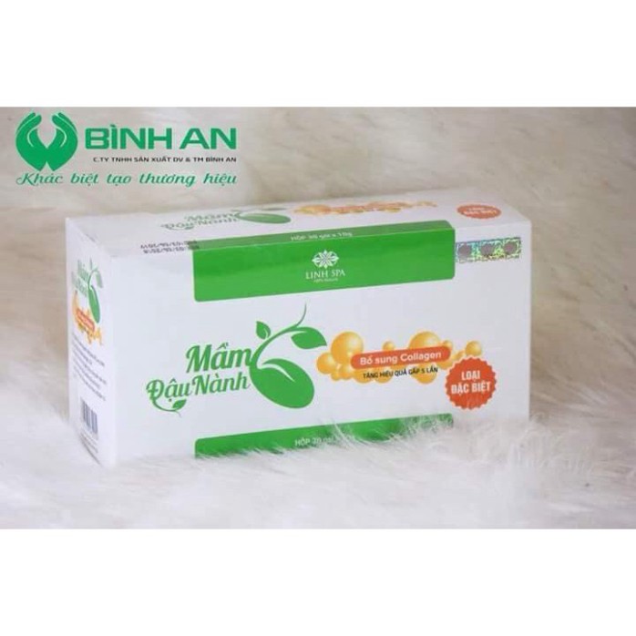 [Bán chạy] Mầm đậu nành colagen linh spa chính hãng, date mới