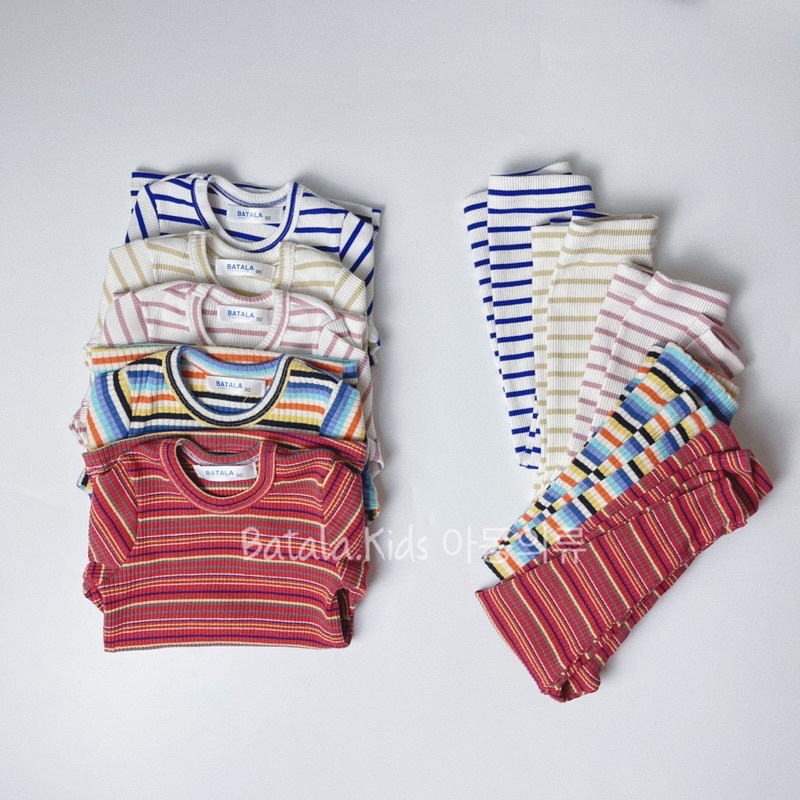Set giữ nhiệt trẻ em Batala kids, bộ quần áo dài tay thu đông cho bé trai bé gái từ 8-25kg