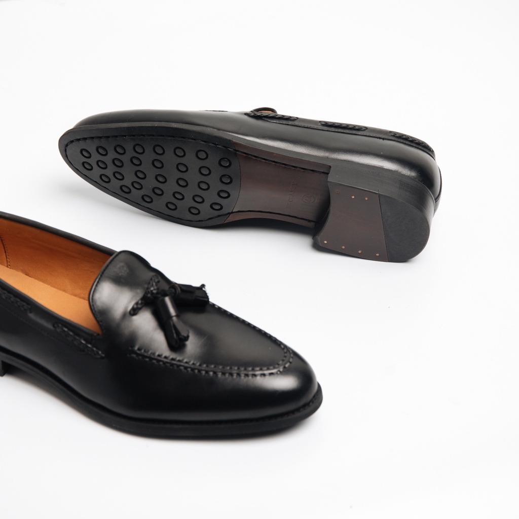 Giày Tây Cao Cấp TONKIN TASSEL LOAFER - Da Bò Ý Lót Trong Da Bò Mộc - Thương hiệu Be Classy