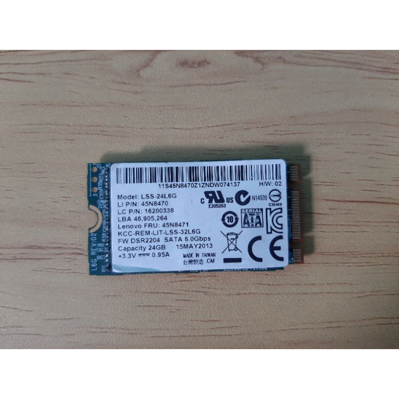 Lite-on Ls-24L6G 24GB mSATA M.2 (NGFF)