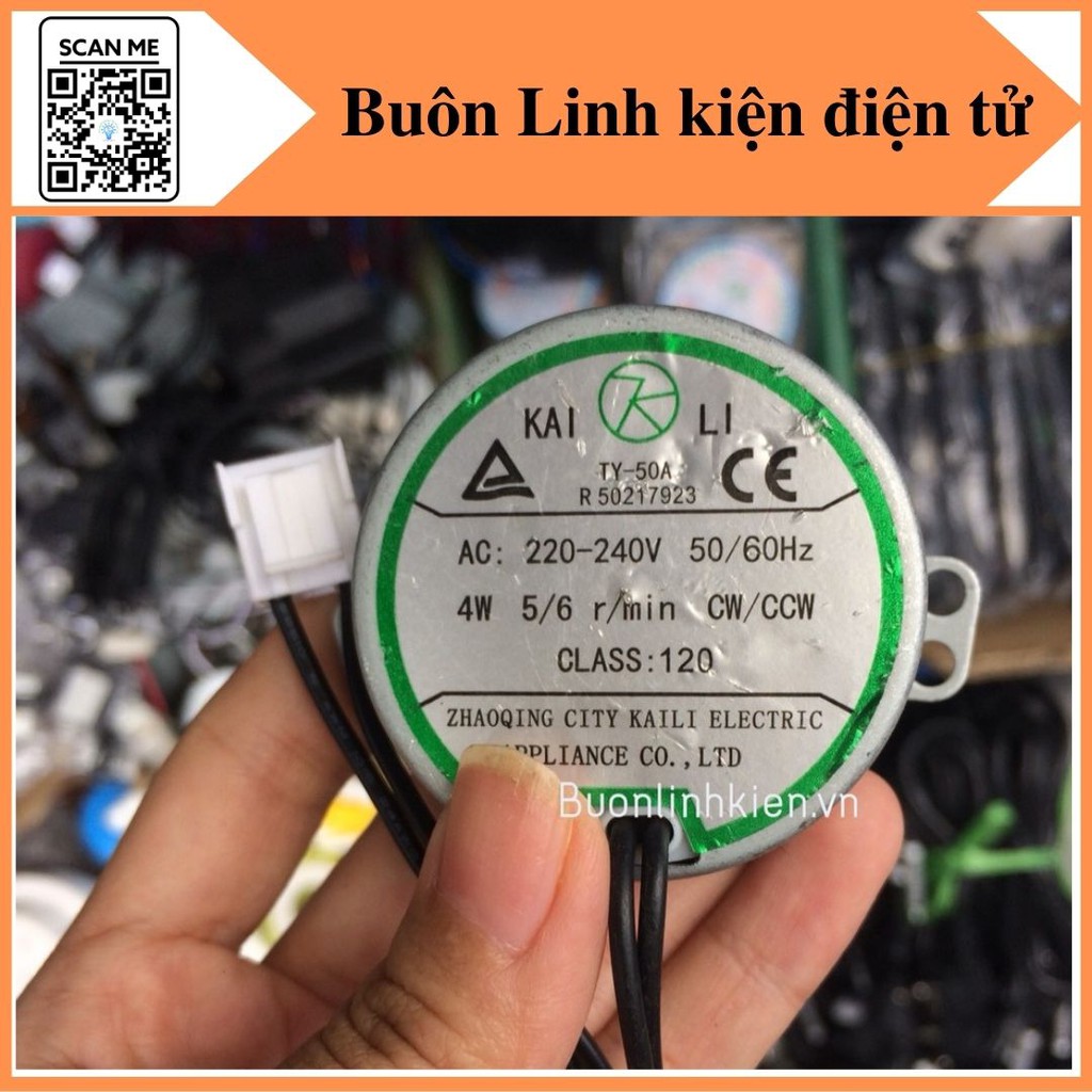 Động cơ quạt hơi nước 220v 4W