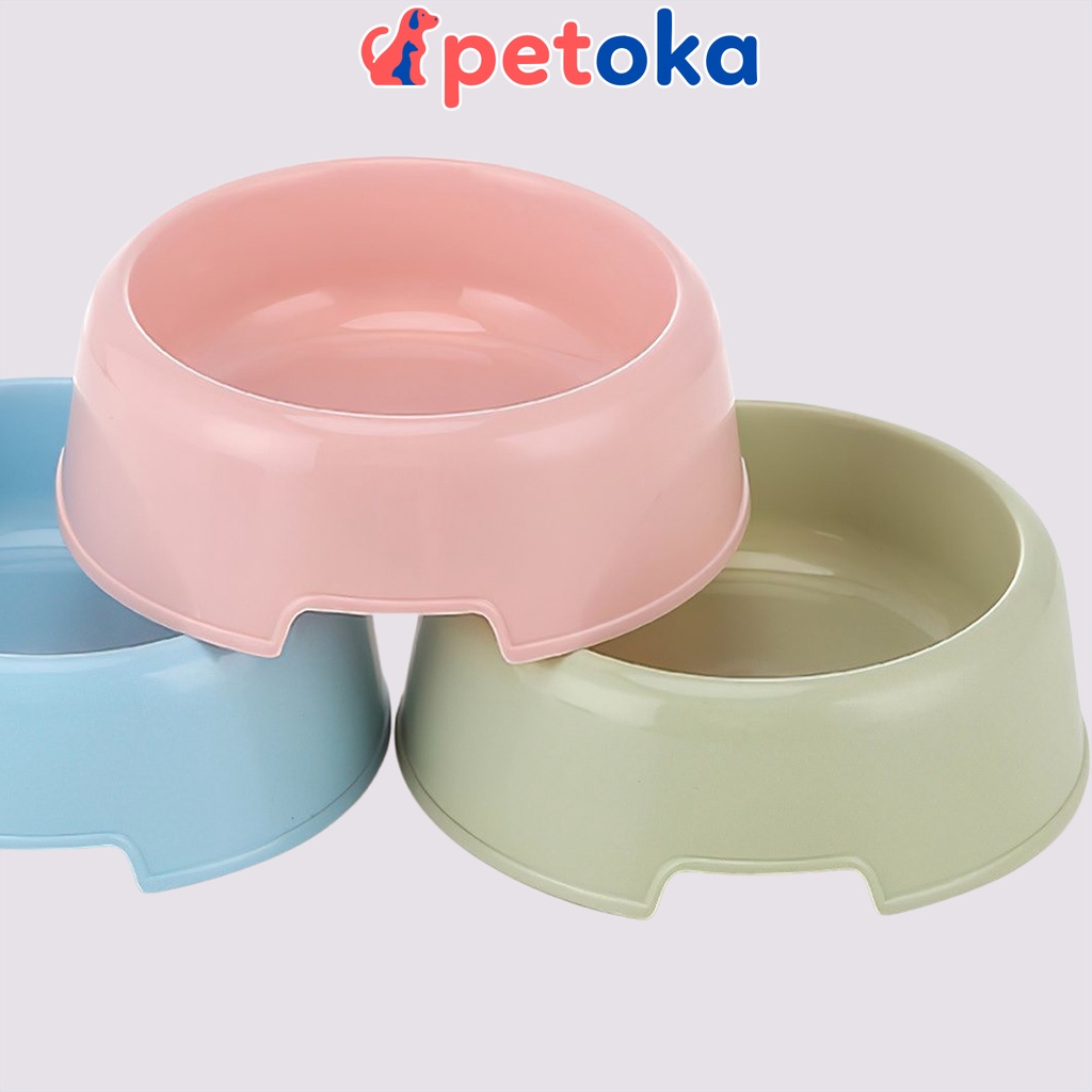 Bát ăn cho mèo cỡ nhỏ bằng nhựa XS D13.9cm Petoka