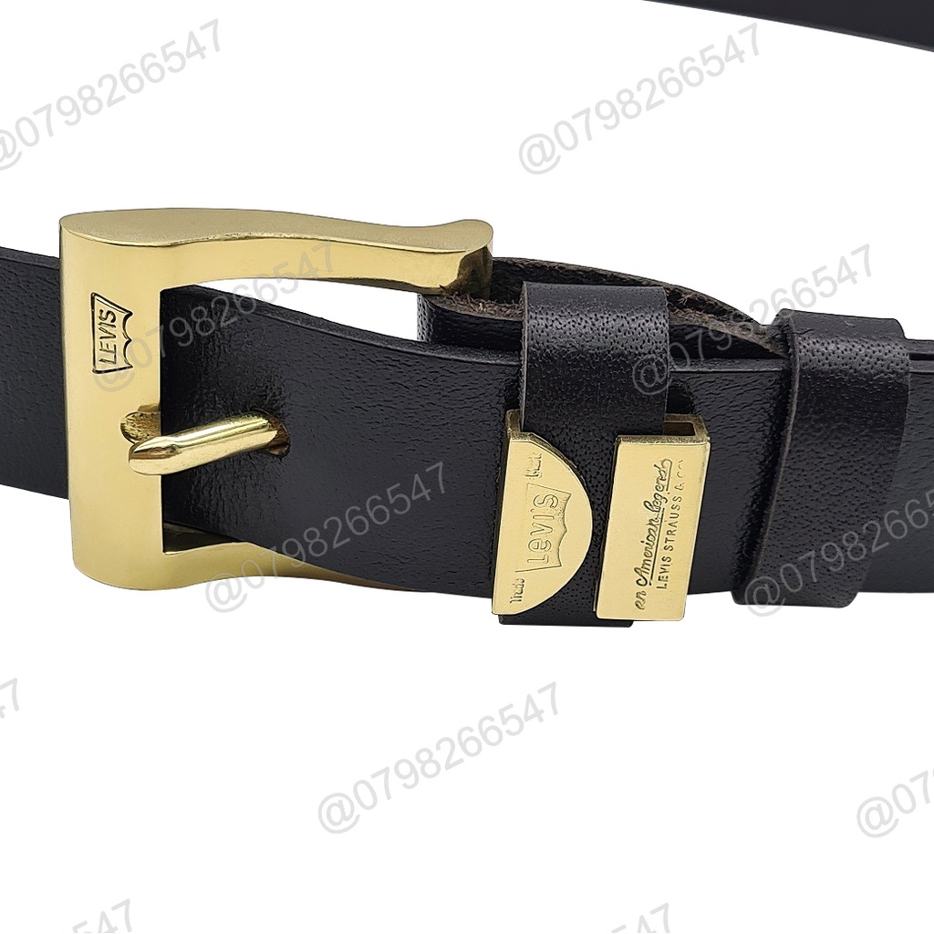 Thắt lưng nam da bò thật cao cấp DHM-342 | Đầu khoá kim đồng thau nguyên khối | Bảo hành 12 tháng