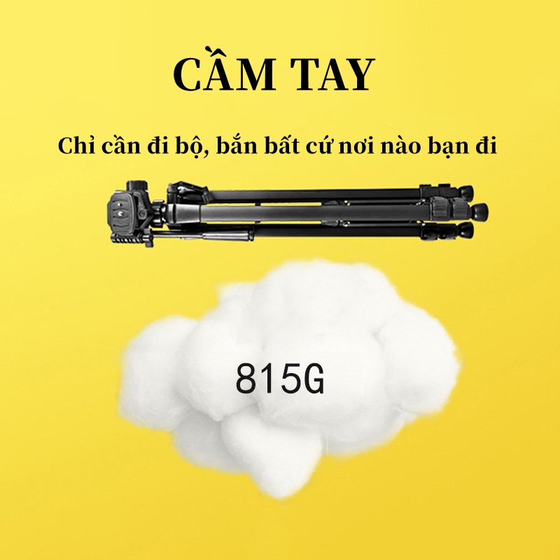 Gậy camera Tripod điện thoại Giá đỡ điện thoại 3 chân dùng để chụp ảnh, livestream TikTok, quay video tiện lợi WT-3520