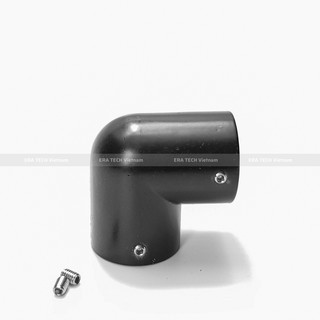 Combo 4 Cút nối góc chữ L; rắc co ống tròn; cút nối ống inox, ống sắt KN125 phi 25mm