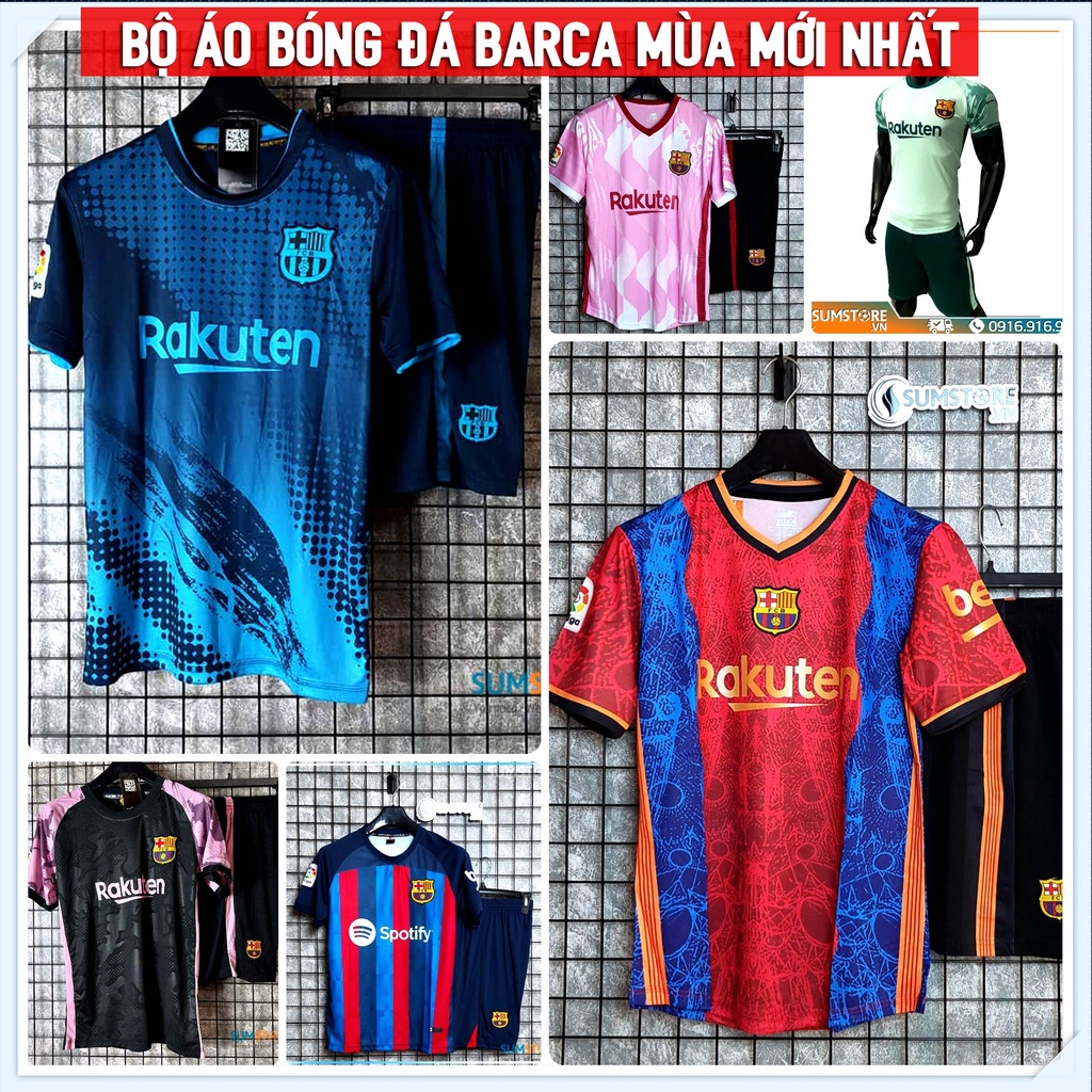 Áo Barca - Tổng Hợp Áo Đá Banh Thể Thao Mới, Mẫu Mã Đẹp, Chất Lượng Cao (Có Nhiều Màu)