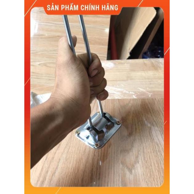 Chân bàn gấp dài 28cm gấp gọn tiện lợi phù hợp với bàn trà, bàn uống nước tặng kèm đinh vít