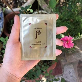 MUA 10 TẶNG 1 - Gói dùng thử 3ml mặt nạ nóng Whoo Nok Yong Energy Mask căng mịn da - mỹ phẩm Ohui công ty chính hãng Hàn