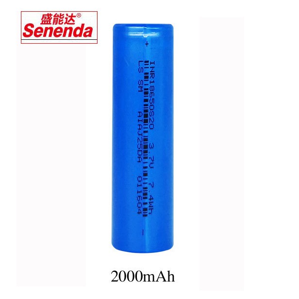 Pin Cell 18650 Senenda 2000mah-5C Chính hãng Mới 100%