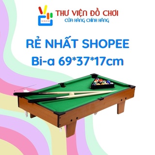 Bàn Bi A mini gỗ [SẴN HÀNG] - Kích thước: 69x37x17 cm - Thư Viện Đồ Chơi