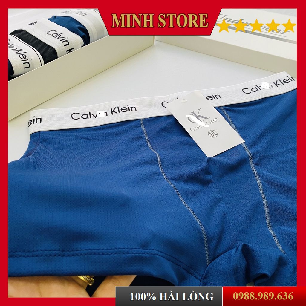 Quần Sịp Đùi Nam CAL.VIN K.LEIN Thông Hơi, Quần Lót Nam Cotton cao cấp co gãn 4 Chiều ST01   -MS88