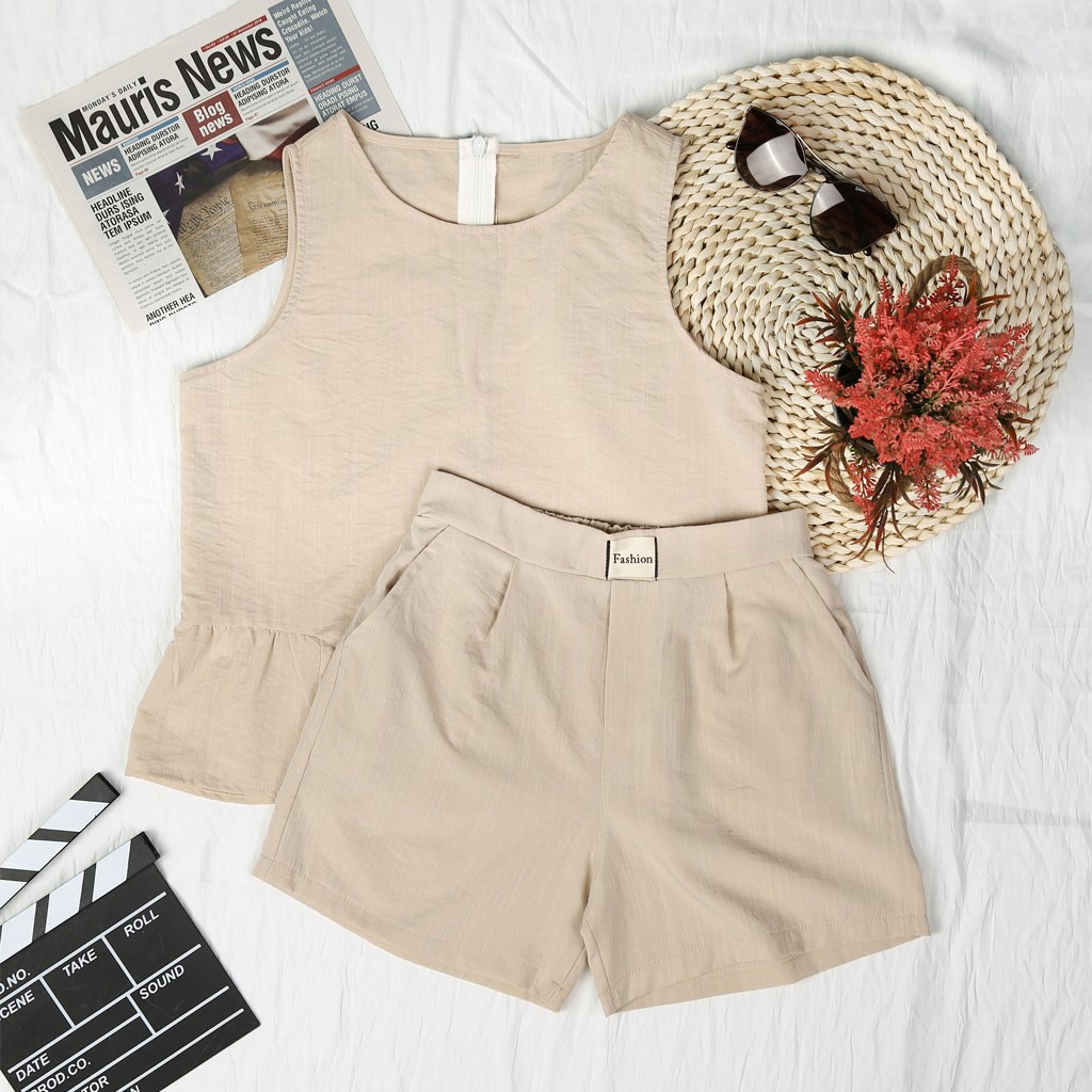 Đồ Bộ Nữ 💖[FREE SHIP ĐƠN 0đ] Đồ Bộ Mặc Nhà Đồ Ngủ Sát Nách Vải Đũi Không Nhăn, Siêu Mát Mẻ  Size 40 - 75kg | BigBuy360 - bigbuy360.vn