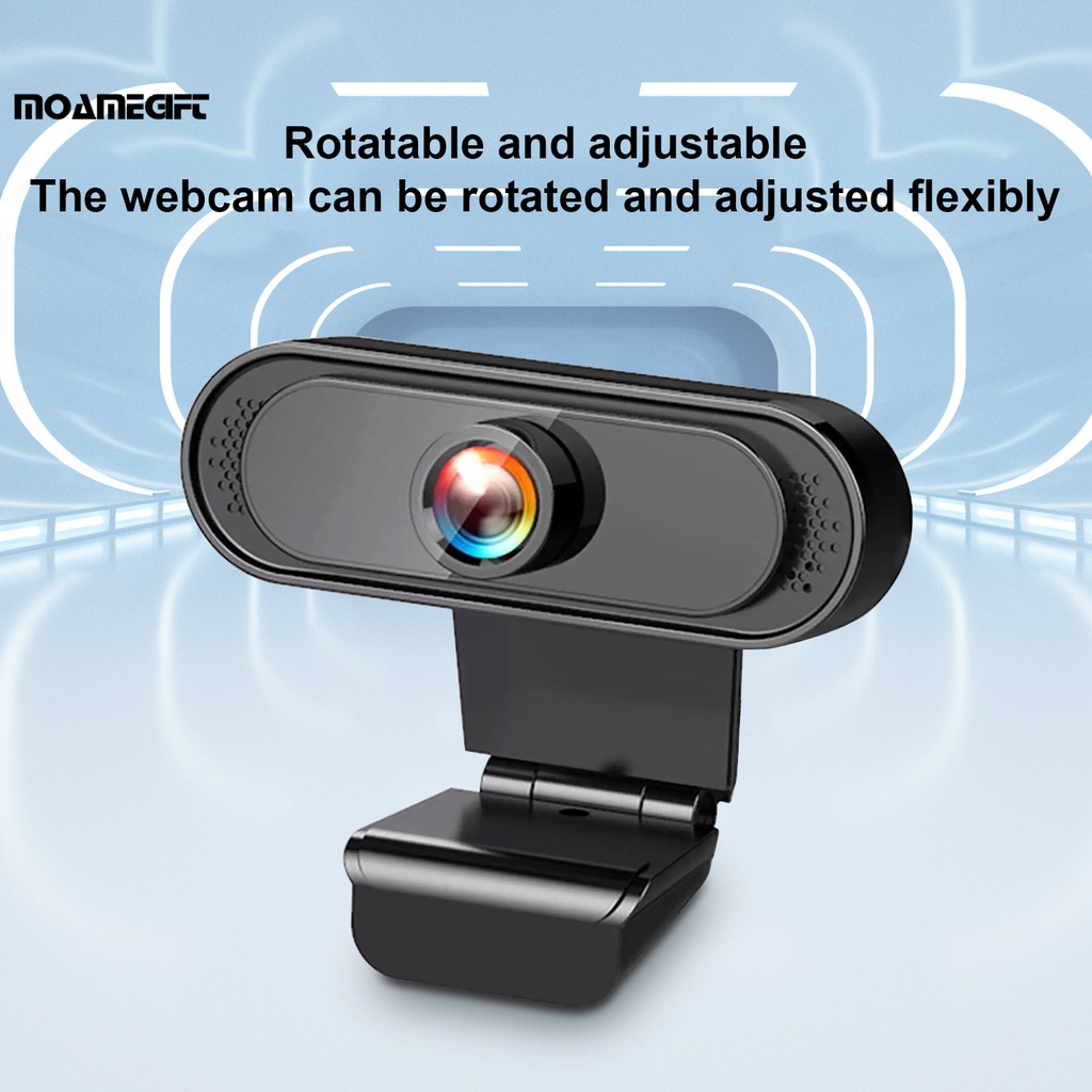 Webcam mini để bàn 720P/1080P/2K có thể xoay tiện dụng | BigBuy360 - bigbuy360.vn