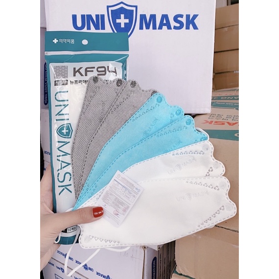 10 Cái Khẩu Trang 4D UNi Mask Chuẩn KF94 Hàn Quốc