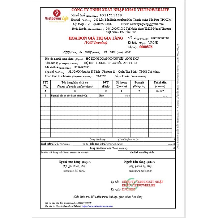 Bột Ngũ cốc Damtuh Hàn Quốc