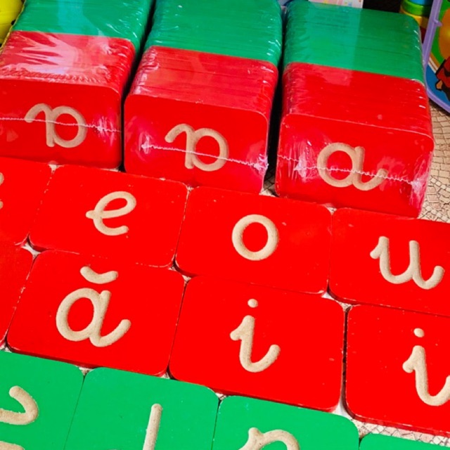 Bộ Bảng Chữ Cái ABC Gỗ Cao Cấp