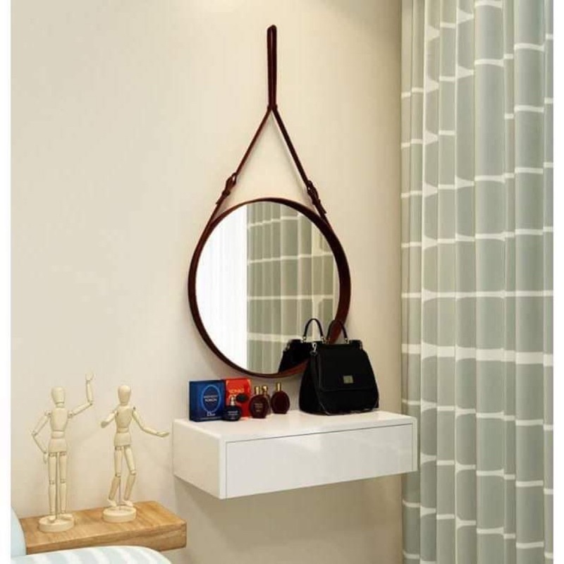 Bàn trang điểm treo tường mini 🔥🔥, Bàn phấn nhỏ gọn kích thước 60x30cm