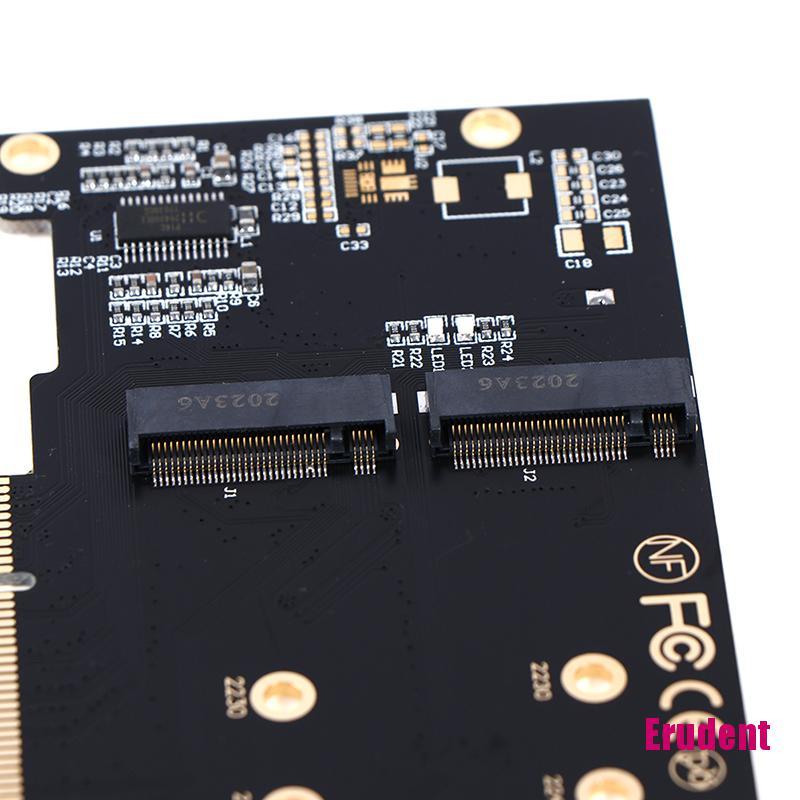 Set 2 Thẻ Chuyển Đổi Nvme M.2 Ahci Sang X8 X16 Pcie Express 3.0 Gen3 Raid Chuyên Dụng | BigBuy360 - bigbuy360.vn