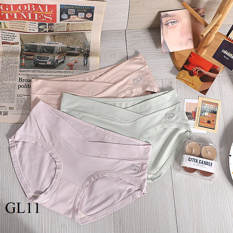 QUẦN LÓT BẦU GATO TINO Cạp Chéo Cotton Cao Cấp - Kháng Khuẩn - BAO CHẤT LƯỢNG GL13 GIAO NGẪU NHIÊN