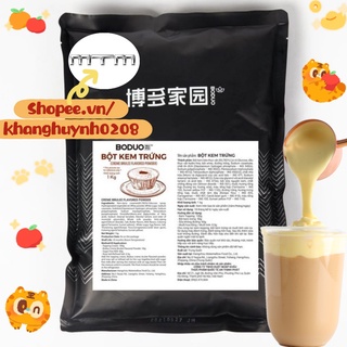 Bột váng sữa milk foam kem trứng muối boduo 1kg