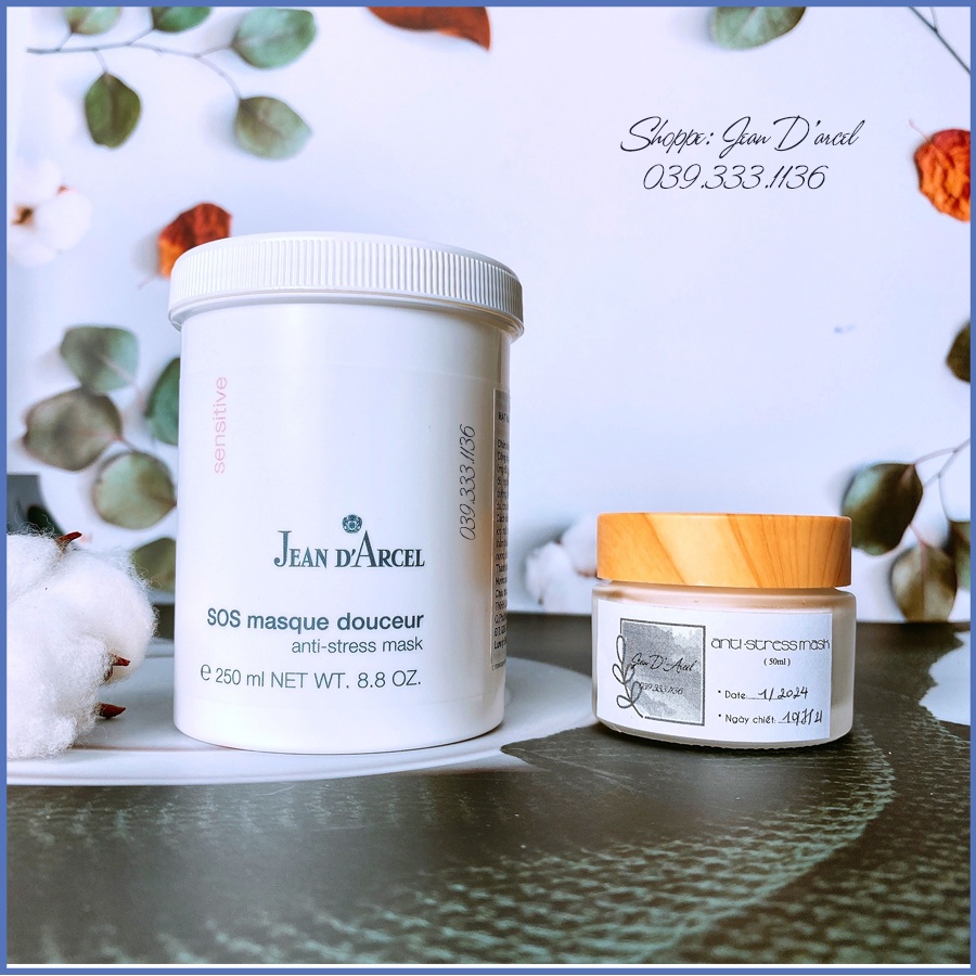 [CHÍNH HÃNG] Mặt nạ giúp phục hồi da nhạy cảm và giảm kích ứng Jean D'Arcel_ Jean Darcel anti stress mask 50ml