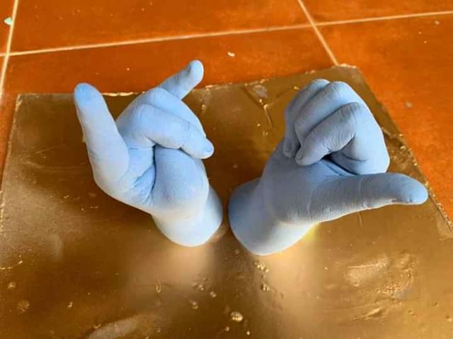 [Combo 2] Bộ bột đúc tượng tay chân 3D