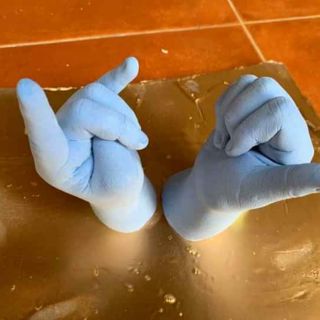 [Combo 2] Bộ bột đúc tượng tay chân 3D