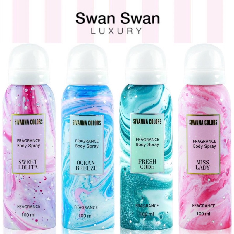 Xịt thơm body Sivanna Colors Fragrance 100ml Thái Lan