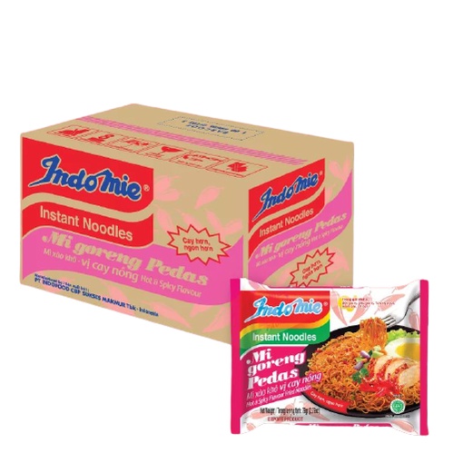 [HỎA TỐC HÀ NỘI] Thùng 40 Gói Mì Xào Khô Indomie Mi Goreng 6 Vị Ngon Số 1 Thế Giới | BigBuy360 - bigbuy360.vn