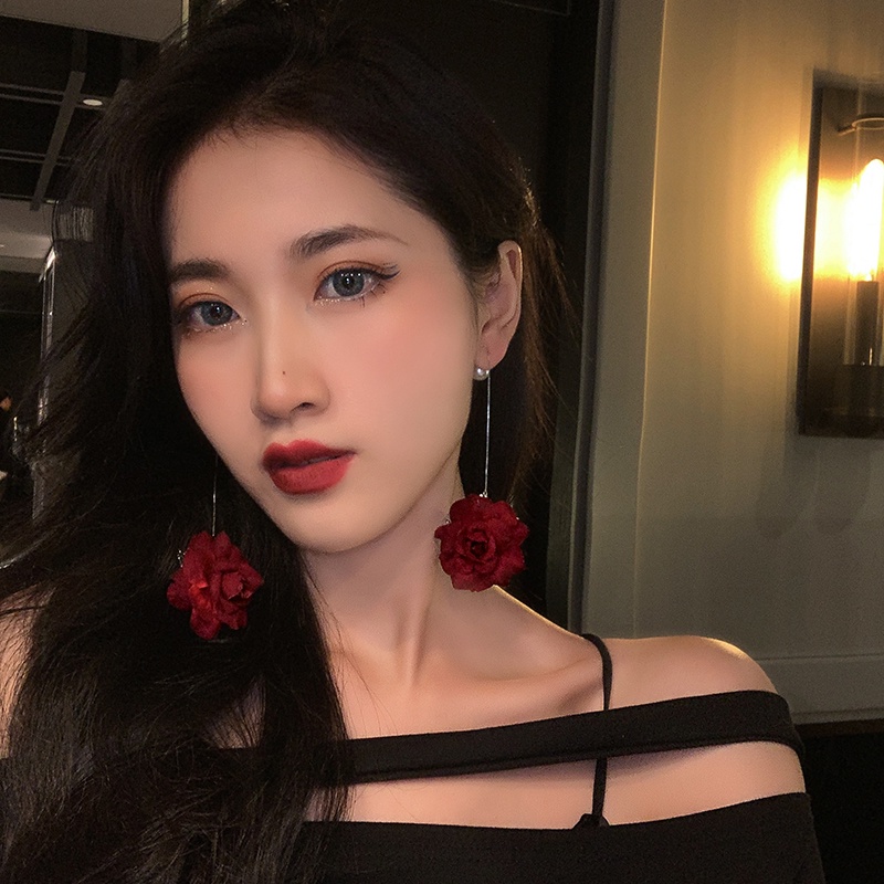 [ĐẸP-ĐỘC-LẠ] BÔNG TAI BẠC 925_HOA PHALÊ HANDMADE _M1098